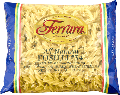 fusilli pasta